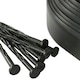image 4 of Harbour Housewares Flexible Plastic Lawn Edging with 40 Pegs & Mallet - 10m x 4cm - Black Black