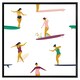 image 2 of Female surfers (Picture Frame) White | XS
