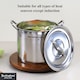 image 4 of Buckingham Stainless Steel Stock Pot with Lid 24 cm , 9 Litres 