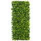 image 2 of Primrose Extendable Artificial Flower Outdoor Screening Trellis Brown 1m x 2m