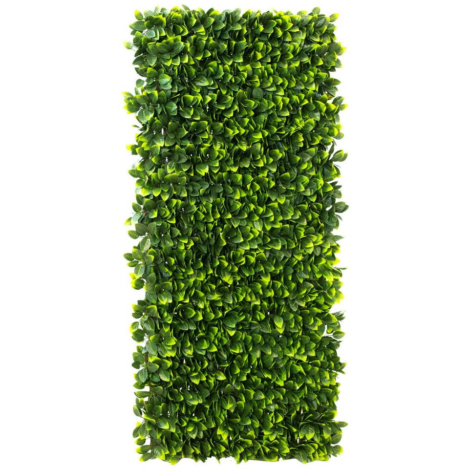 image 1 of Primrose Extendable Artificial Flower Outdoor Screening Trellis Brown 1m x 2m