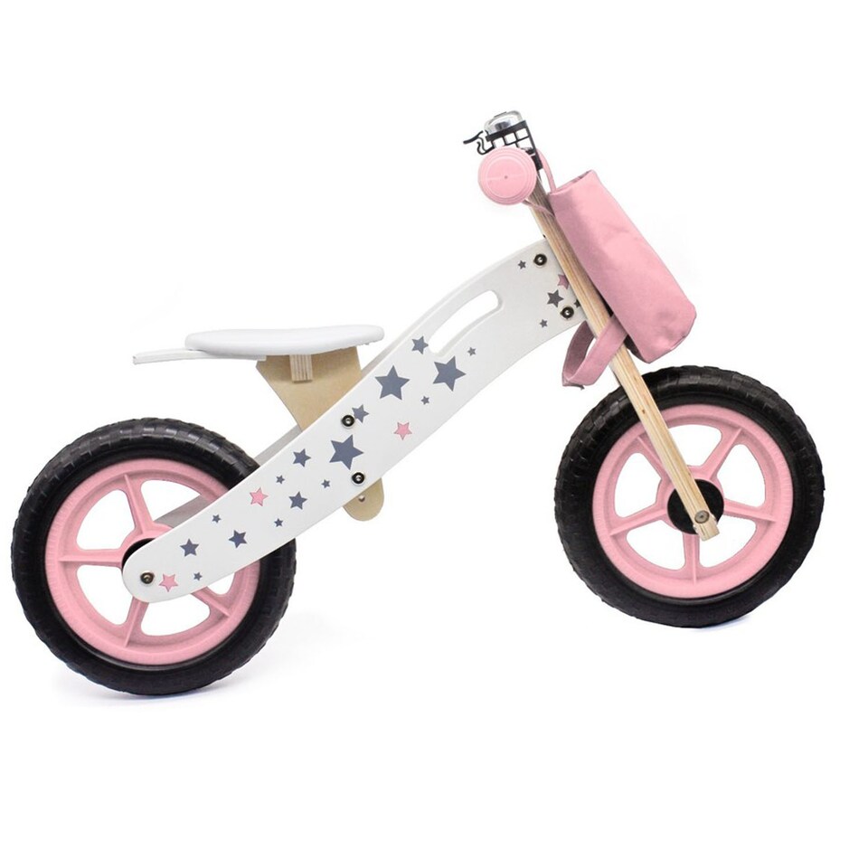 image 1 of Kids Balance Training Bike First Bicycle Lightweight Steel Adjustable Seat Bell