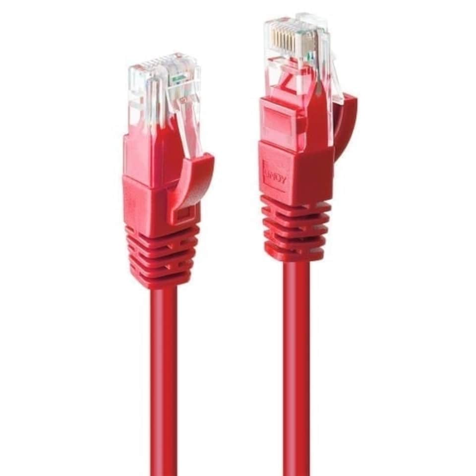 image 1 of 15m CAT6 U/UTP Snagless Gigabit Ethernet Cable, Red