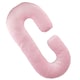 image 1 of Aamira C-Shaped Pregnancy Pillow Memory Foam Maternity Nursing Support Cushion Pink & Dark Grey | Grey | Grey | 140cm | 1