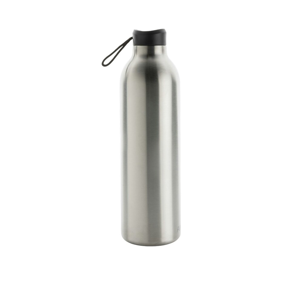 image 1 of Avira Avior Recycled Stainless Steel 1L Water Bottle - Silver - One Size Silver | One Size