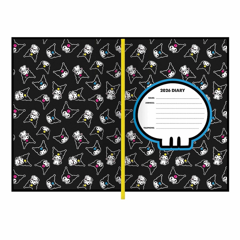image 1 of Hello Kitty, Kuromi Day to View A5 Diary 2026, General Diaries, Day To View, Entertainment, Gift