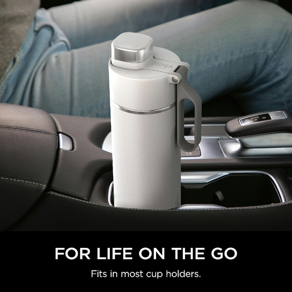 image 1 of Ninja DW2401EUUKWH Thirsti 700ml Travel Bottle White White