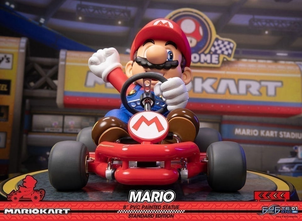image 1 of First4Figures - Mario Kart (Mario) (Standard) PVC Figurine