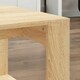 image 3 of Rectangular Coffee Table Living Room Furniture Oak Brown