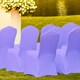 image 9 of Chair Cover Spandex Polyester Stretch Fabric Dining Slipcovers - 10pcs