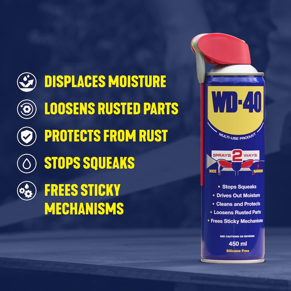 image 1 of WD-40 Specialist White Lithium Grease 400ml & Multi-Use Lubricant 450ml