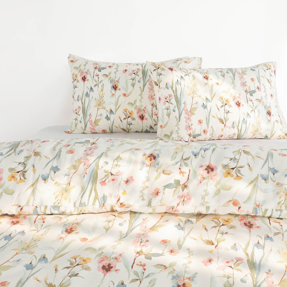 image 1 of Martex Studio Edition Spring Meadow Pearl Duvet Cover Set - King