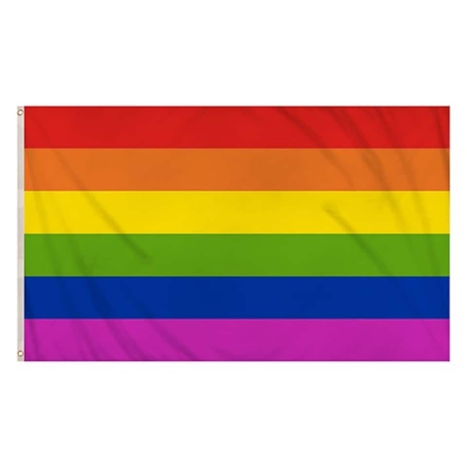 Rainbow Stripe Gay Pride LGBTQ+ Flag 5 x 3ft