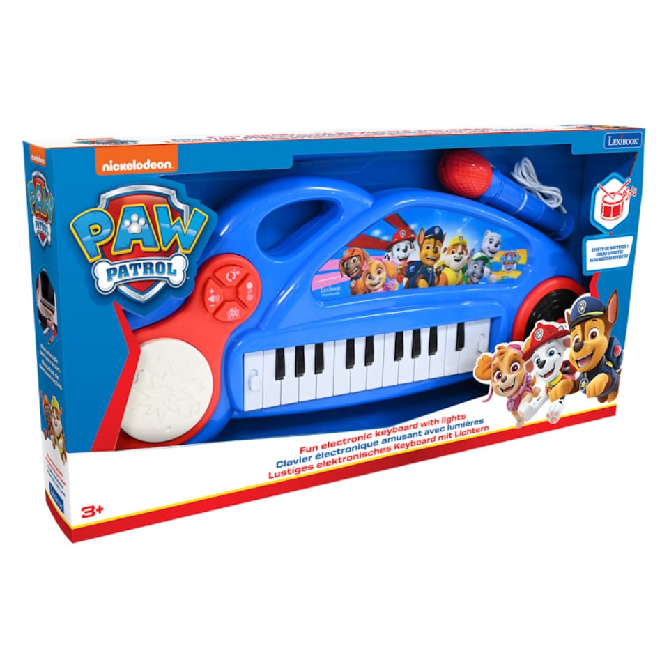 image 1 of Lexibook K704PA Paw Patrol Electronic Keyboard with Lights & Microphone