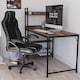 image 1 of Vida Designs Coma Racing Gaming Office Chair Computer Desk Table Chair, Black