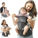image 1 of AIYAPLAY 6-in-1 Baby Carrier for Newborn, Toddler with Removable Seat, Grey 