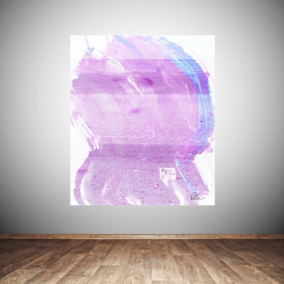 image 1 of Pink Pony Ride (Canvas Print) 36" x 24"