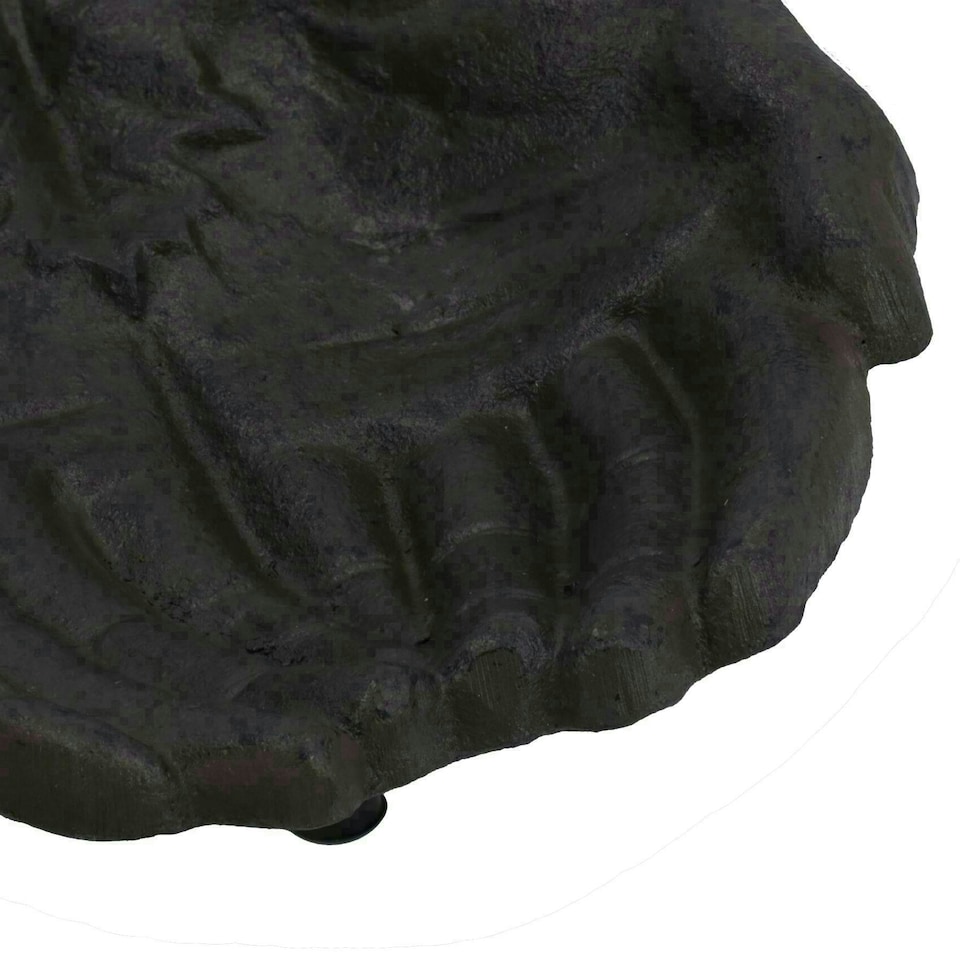 image 1 of Hands Bird Bath Feeder Cast Iron Feeder Ornament Garden House Feature Statue