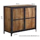 image 4 of Ascot Small Sideboard - Wood - L40 x W90 x H80 cm | Brown