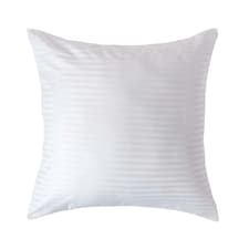 Homescapes White European Size Egyptian Cotton Pillowcase 330 TC - 60 x 60 cm | White