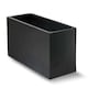 image 1 of Primrose 100cm Polystone Large Black Trough Planter
