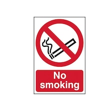 Scan Sign: No Smoking - Multi Colour - 200 x 300mm