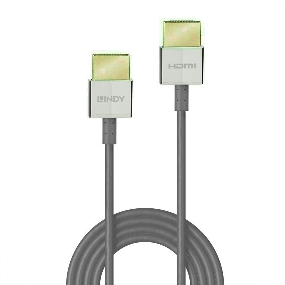image 1 of Ultra High Speed HDMI Slim Cable 1m