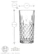 image 4 of LAV 12pc Odin Glassware Set - Clear Clear