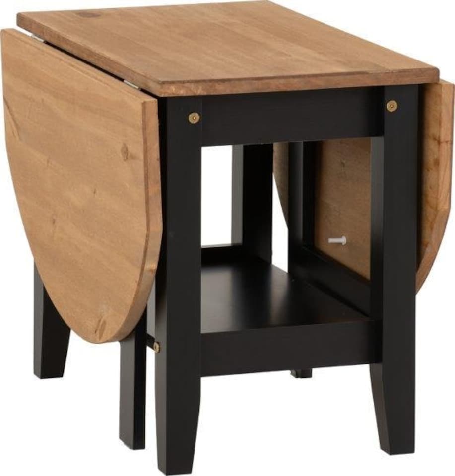 image 1 of Santos Drop Leaf Extending Coffee Table Black
