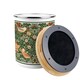 image 5 of Strawberry Thief Food Waste Caddy - Metal 2L Green Decorative Kitchen Compost Bin