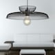 image 4 of First Choice Lighting Cassidy Two Tier Black Mesh Ceiling Pendant Light Black