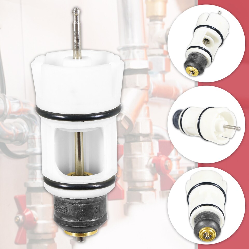 image 1 of SPARES2GO Diverter Valve Repair Cartridge for Vaillant ecoTEC turboTEC Plus Pro VUW Boiler (0020132682 / 178978)