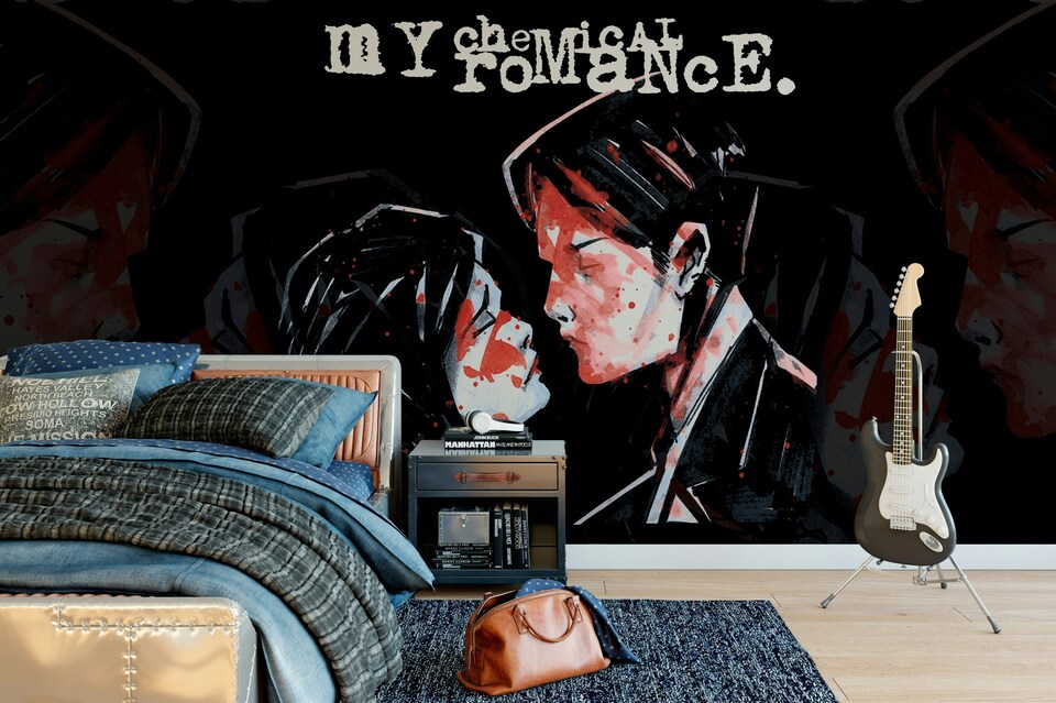 image 1 of Rock Roll My Chemical Romance Mural - Three Cheers For Sweet Revenge