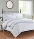 image 1 of Arielle White Duvet Cover Set | White | King