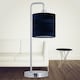 image 3 of Navy Blue Crushed Velvet 15.5cm Table Lamp Shade | Blue | Small | 1