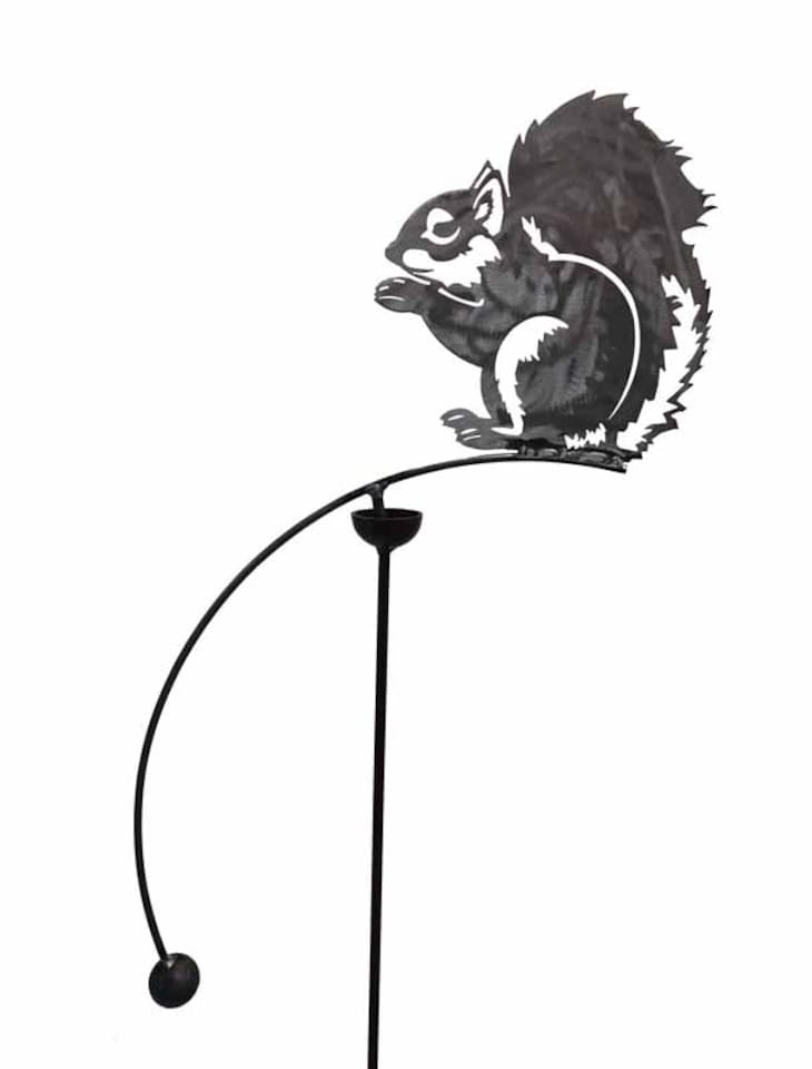 image 1 of Squirrel Wind Rocker Single Bare Metal - Ready to Rust - Steel - L66 x W54 x H148.5 cm