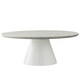 image 1 of Furniturebox Palma Round Beige Stone Coffee Table