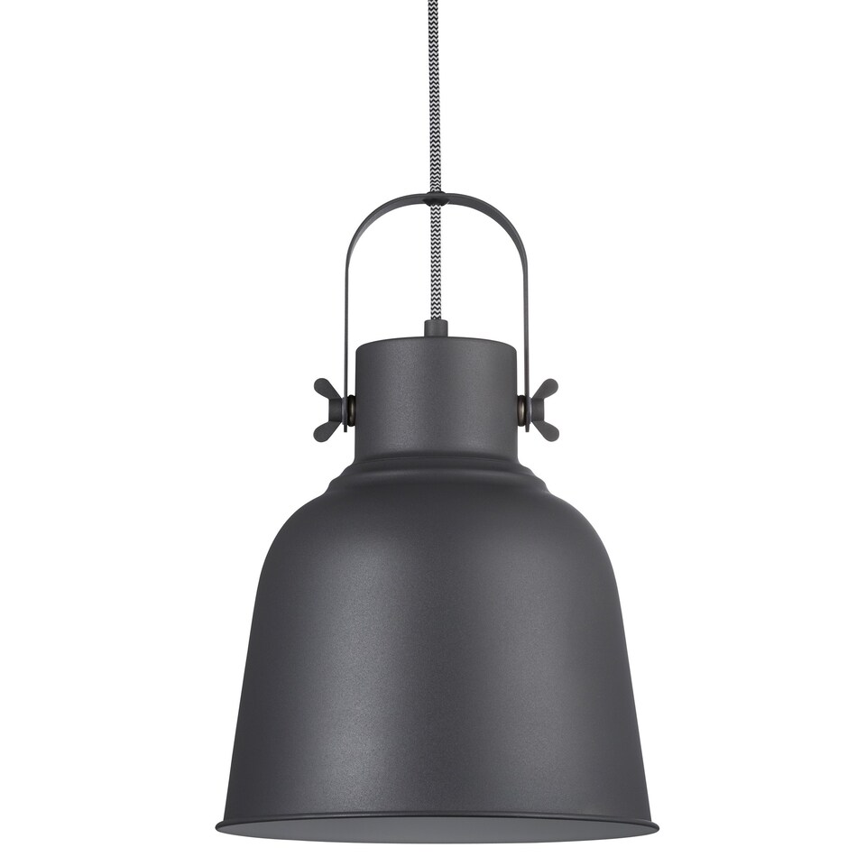 image 1 of Nordlux Adrian Indoor Pendant Light Black Metal E27 Adjustable Head - Mains Powered, IP20