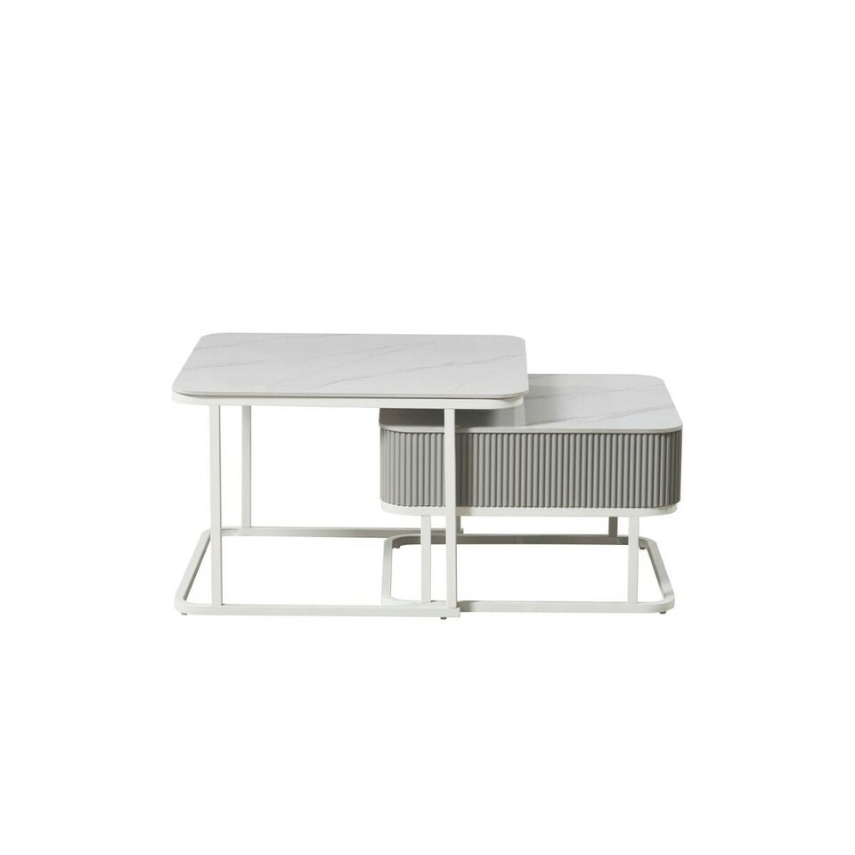 image 1 of Centre Table Home ESPRIT White 70 x 70 x 45 cm N/A