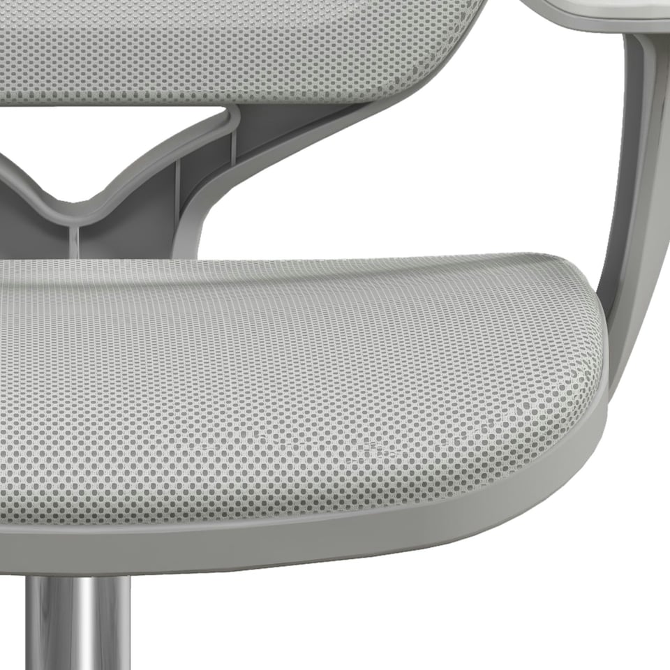 image 1 of Vinsetto Office Chair, 360 Degree Swivel Desk Chair with Wheels, Grey Grey