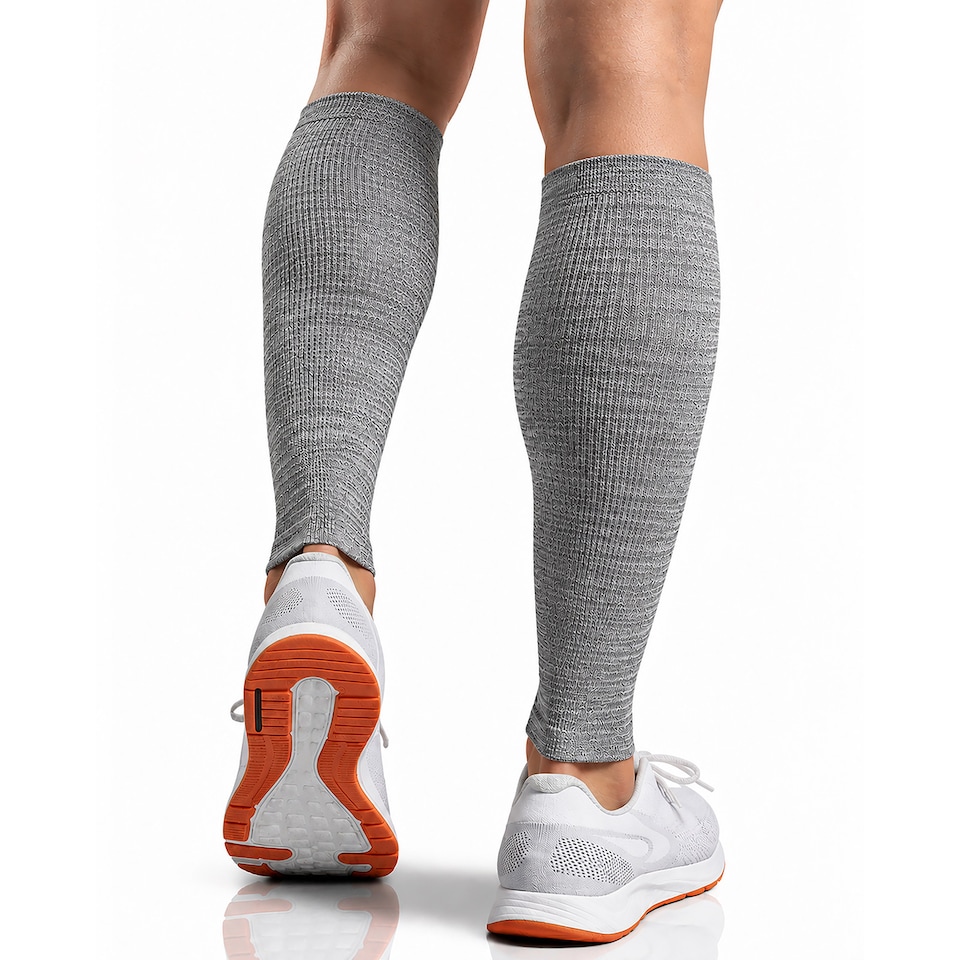 image 1 of aZengear Calf Support Compression Sleeves (Pair) for Women, Men, Running, Shin Splints