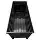 image 2 of 55cm Long 2 Black Grosvenor Troughs Flower Planters For Office, Home, Greenhouses, Decking & Patios Black