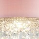 image 2 of ValueLights Pink Ceiling Pendant Droplets Shade