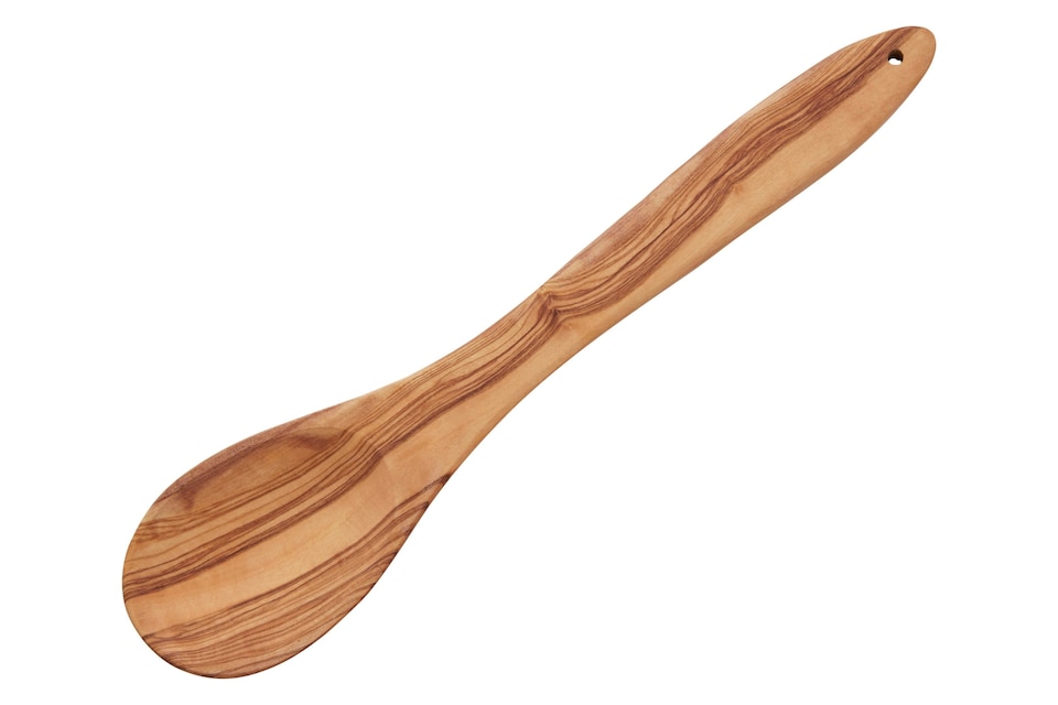 image 1 of Interiors by Premier Olive Wood Spoon, Durable Cooking Spoon, Sustainable Mixing Spoon, Wooden Serving Spoon, Handcrafted Spoon