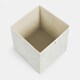 image 7 of OHS 2 Pack Folding Storage Cubes Soft Matte Velvet Collapsible Home Modern Storage Organiser Space Saving Square Ottoman Boxes Cream | Natural