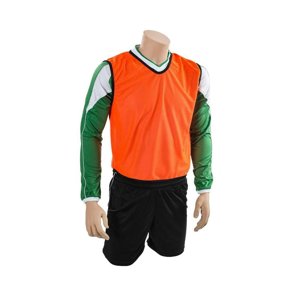 Precision Childrens/Kids Plain Mesh Training Bib - Fluorescent Orange - 10-14 Years