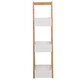 image 8 of HOMCOM  3 Tier A Frame Bathroom Shower Caddy Storage Unit Shelving Organizer