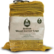 Green Olive Kiln Dried Logs (6kg or 27Litre) for Wood Burners, Log Burner Stoves, Camping Fire Pit and Stoves, Low Moisture, Long-Lasting, High Heat, UK Firewood | Brown | 6 | 1