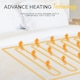 image 4 of MONHOUSE Premium Soft Fleece Electric Blanket - Heated Under Blanket - Single 90x190cm - Fully Fitted Heated Mattress Cover - Machine Washable - 9 Heat Settings