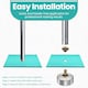 image 5 of 10mm Double Cap Rivets, Tubular Metal Studs for DIY Projects - 100pcs